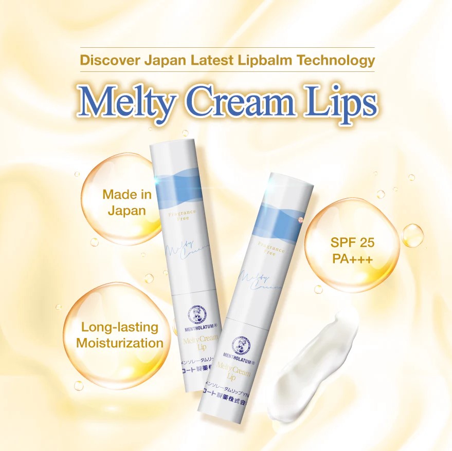 Mentholatum - Melty Cream Lip (No Fragrance) SPF 25 PA +++